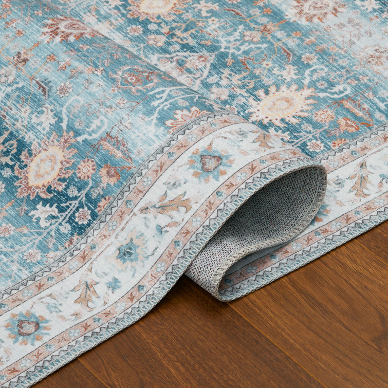 Bungalow Rose Pagen Machine Washable Oriental Rug Wayfair